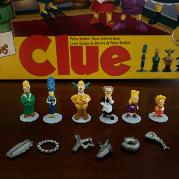 The Simpsons Clue Board Game - Picture 3 of 6